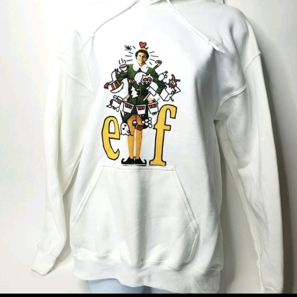 Elf Buddy The Elf Hooded Sweatshirt New Medium - Picture 1 of 6